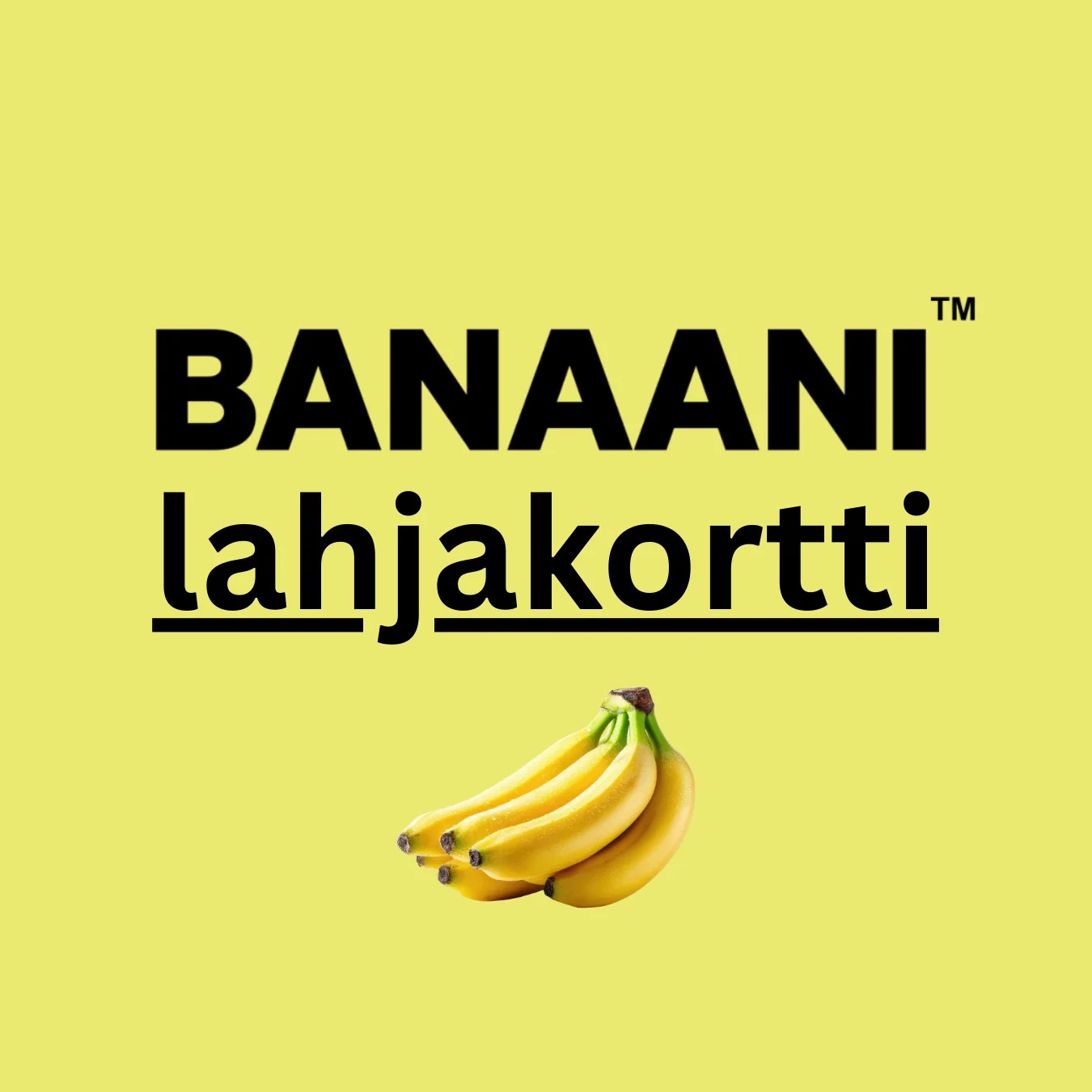 Banaani lahjakortti